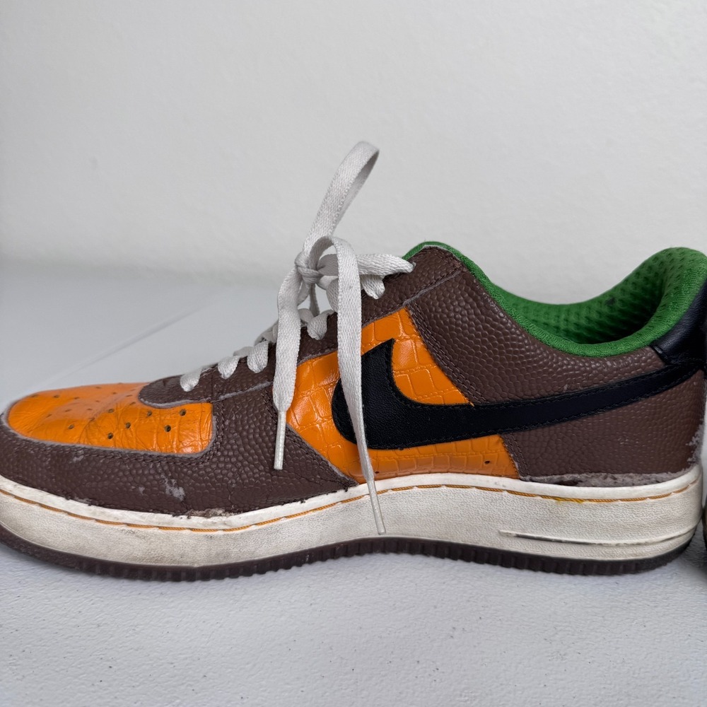 Vintage Nike Air Force 1 Super Bowl Shoes Mens Size 10.5 312945-801 2006 - Picture 3 of 7